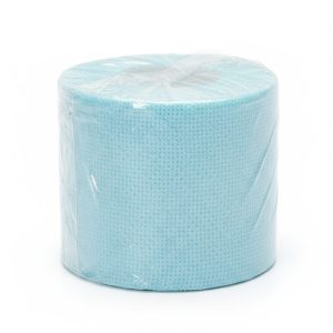 Rolo de pano microperfurado JUMBO <br> Cor: Azul