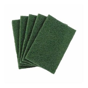 Esfregão de fibra verde