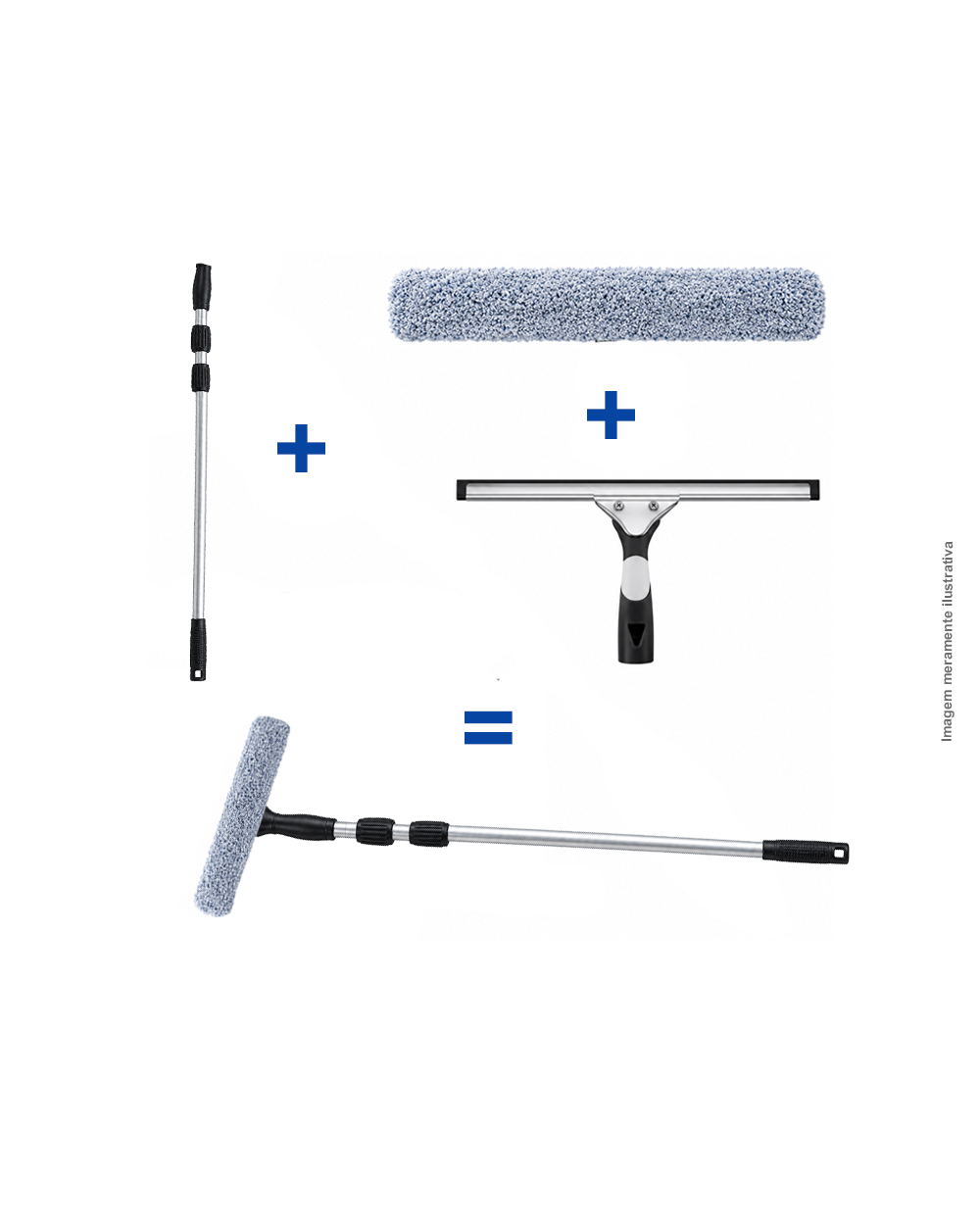 Kit com cabo telescópico
